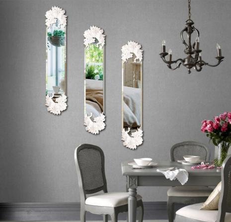 قیمت آینه دکوراتیو سه تیکه دیواری