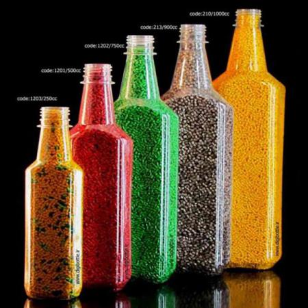 نمونه های مختلف بطری شیشه ای روغن