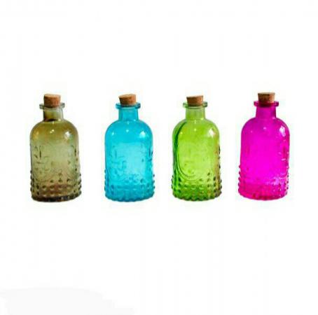 فروشنده انواع بطری شیشه ای رنگی