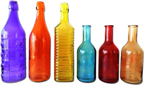 رنگ های متنوع بطری اتومات